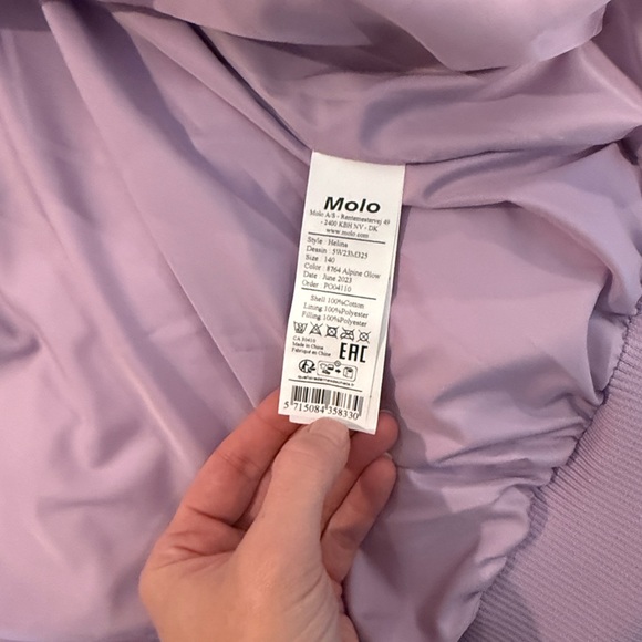 Lilac Puffer Jacket - Picture 4 of 4